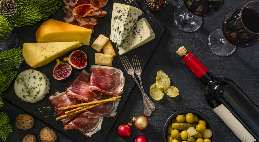 Festive Italian grazing food at DeVINO